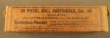 Frankford Arsenal 45 Pistol Ball Ammo 1919 date - 1 of 5