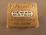 Peters Dewar Match .22 LR Box - 3 of 6