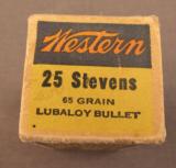Western 25 Stevens Ammo 50 rnds - 2 of 3