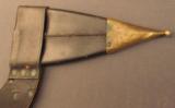 Very Fine Wellman, Frost & Co 1868 Trowel Bayonet Scabbard - 4 of 8