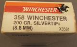 Winchester 358 Silvertip Ammo 20 Rnds - 2 of 2