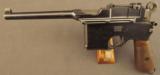 Fantastic VL&D Marked Mauser Large-Ring Flatside Broomhandle Pistol - 4 of 12
