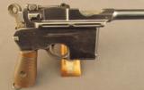 Fantastic VL&D Marked Mauser Large-Ring Flatside Broomhandle Pistol - 2 of 12