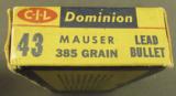 CIL 43 Mauser Ammo 20 Rnd Box - 3 of 3