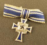 German Silver Mother's Cross & Miniature - 2 of 6
