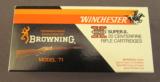 348 Winchester Commemorative Browning Model 71 Silvertip Ammo - 1 of 2