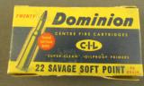 CIL 22 Savage Hi Power Ammo - 1 of 2