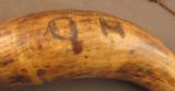 Antique Powder Horn Marked HD - 4 of 4