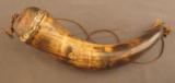 Antique Powder Horn Marked HD - 1 of 4