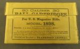 Frankford Arsenal US Rifle 1898 Ball Ammo - 1 of 4