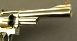 Smith & Wesson Nickel Revolver Model 57-6 41 Magnum - 3 of 9