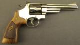 Smith & Wesson Nickel Revolver Model 57-6 41 Magnum - 1 of 9