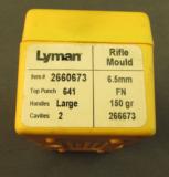 Lyman 2 Cavity 6.5 MM (.264) Bullet Mold - 4 of 4