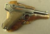 WW2 German Mauser Luger Pistol with Holster BYF 42 date - 1 of 12