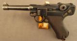 1914 DWM Luger P08 Pistol with Holster & Matching Mag - 4 of 12