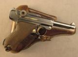 1914 DWM Luger P08 Pistol with Holster & Matching Mag - 1 of 12