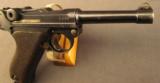 1914 DWM Luger P08 Pistol with Holster & Matching Mag - 3 of 12