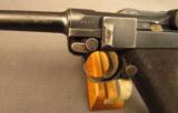 1914 DWM Luger P08 Pistol with Holster & Matching Mag - 5 of 12