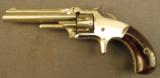 Smith & Wesson No 1 Nickel Revolver - 5 of 11
