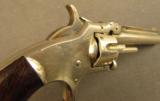 Smith & Wesson No 1 Nickel Revolver - 3 of 11