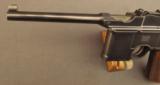 Exceptional VL&D Marked Mauser Broomhandle Large-Ring Pistol - 9 of 12