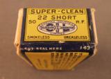 Early 1930's CIL Super-Clean Greaseless 22 Short Ammo - 2 of 3