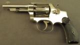 Smith & Wesson 1903 Revolver .32 Hand Ejector 2nd Model Nickel - 4 of 10