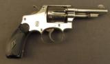 Smith & Wesson 1903 Revolver .32 Hand Ejector 2nd Model Nickel - 1 of 10