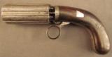 British Proofed Ring Trigger Pepperbox Pistol - 4 of 10
