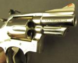 Smith & Wesson 357 Magnum Revolver Model 19-4 Nickel Finish - 3 of 10
