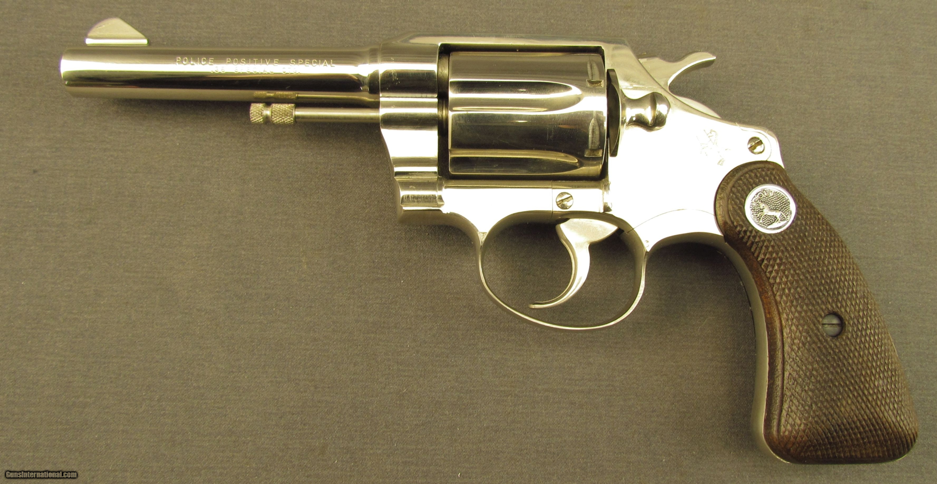 Nickel Finish Colt Police Positive Special Revolver