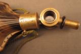 Excellent Horn Shotgun Flask French Patent Mid-1800s - 2 of 12