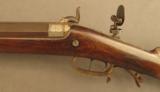 New York Percussion Target Rifle w/ original false muzzle mid 1800s - 8 of 12