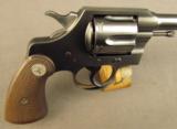 Pre War Colt Official Police 38 Special Revolver - 2 of 11
