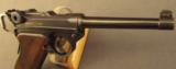 Swiss Luger Pistol Model 1906 by DWM - 3 of 12