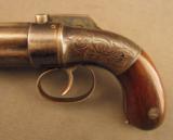 Manhattan Pepperbox Pistol Excellent Condition Rare Antique Percussion - 5 of 11