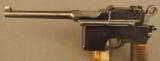 Mauser Broomhandle Flatside Commercial Pistol - 6 of 12