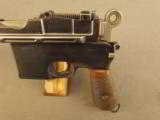 Mauser Broomhandle Flatside Commercial Pistol - 7 of 12