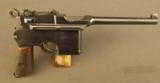 Mauser Broomhandle Flatside Commercial Pistol - 1 of 12