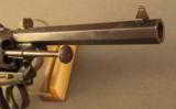 Antique Francotte Belgian Lefaucheux Pinfire Double Action Revolver - 4 of 12