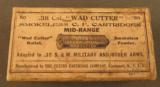Peters Wad Cutter Mid Range 38 Special Ammo 1920s - 1 of 7