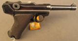 WW2 German P.08 Luger Pistol by Mauser - 1 of 10
