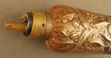 Double Compartment Pistol Flask with Oak Leaf cir. 1860s - 6 of 9