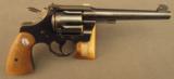 Colt Officers Model Heavy Barrel Target Revolver 38 Special - 1 of 11