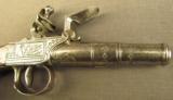 French Flintlock Turn-Off Pistol by Fillon of Paris - 3 of 12