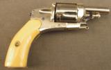 Italian Retail marked Belgian Pocket Revolver w/ Ivory Grips - 1 of 9