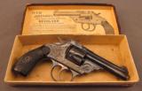 Engraved Iver Johnson Safety Hammer Revolver in box - 1 of 12