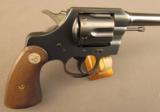 Pre-War Colt Official Police Revolver in Box - 3 of 12