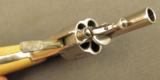 Italian Retail marked Belgian Pocket Revolver w/ Ivory Grips - 9 of 9