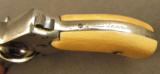 Italian Retail marked Belgian Pocket Revolver w/ Ivory Grips - 6 of 9